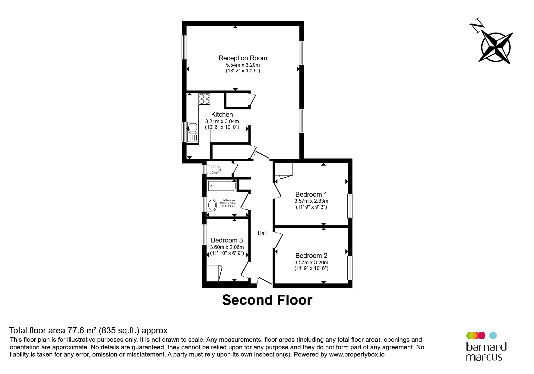 23c, Pathfield Road, London floorplan