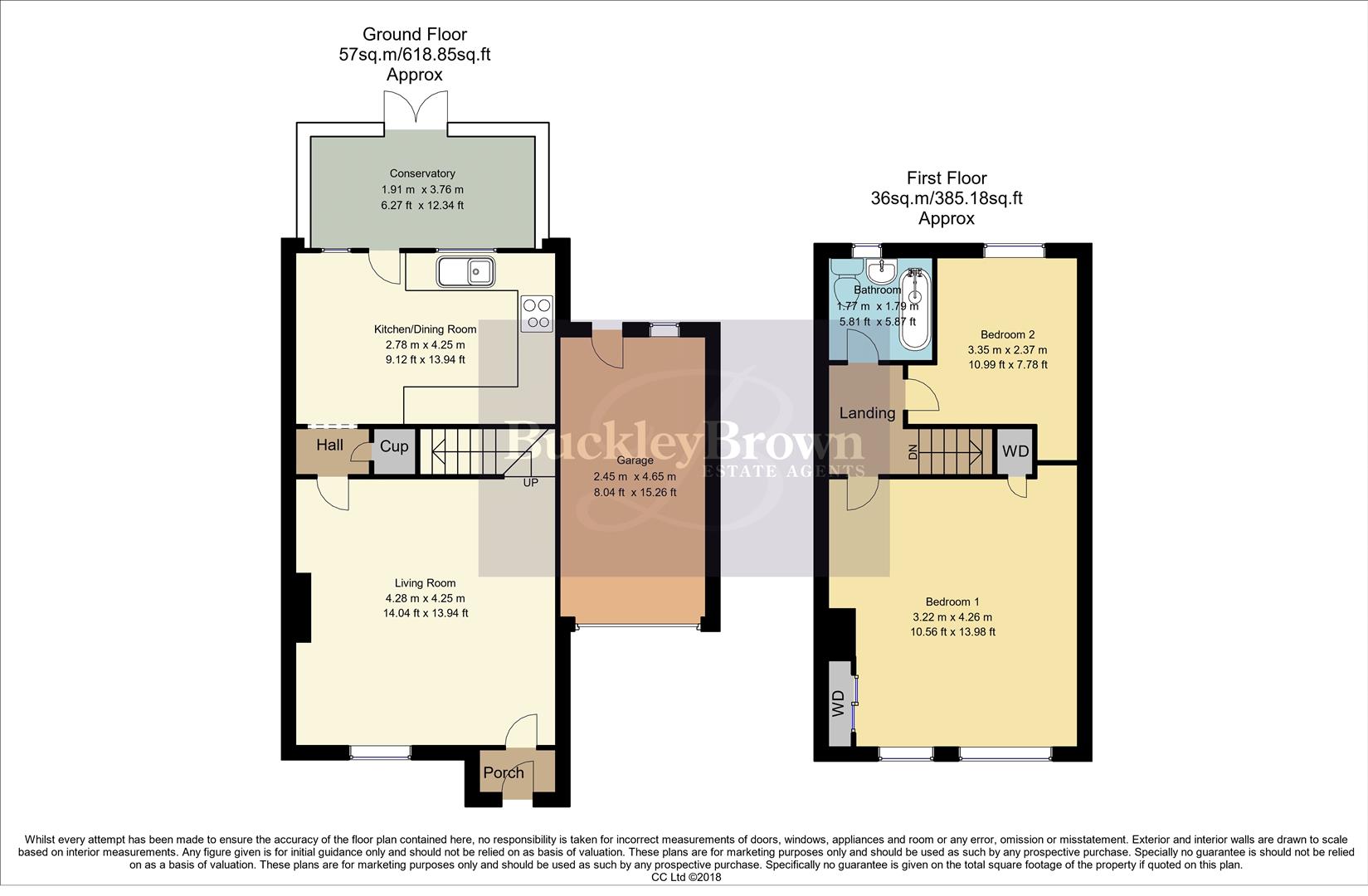9, Rowan Close, Worksop floorplan