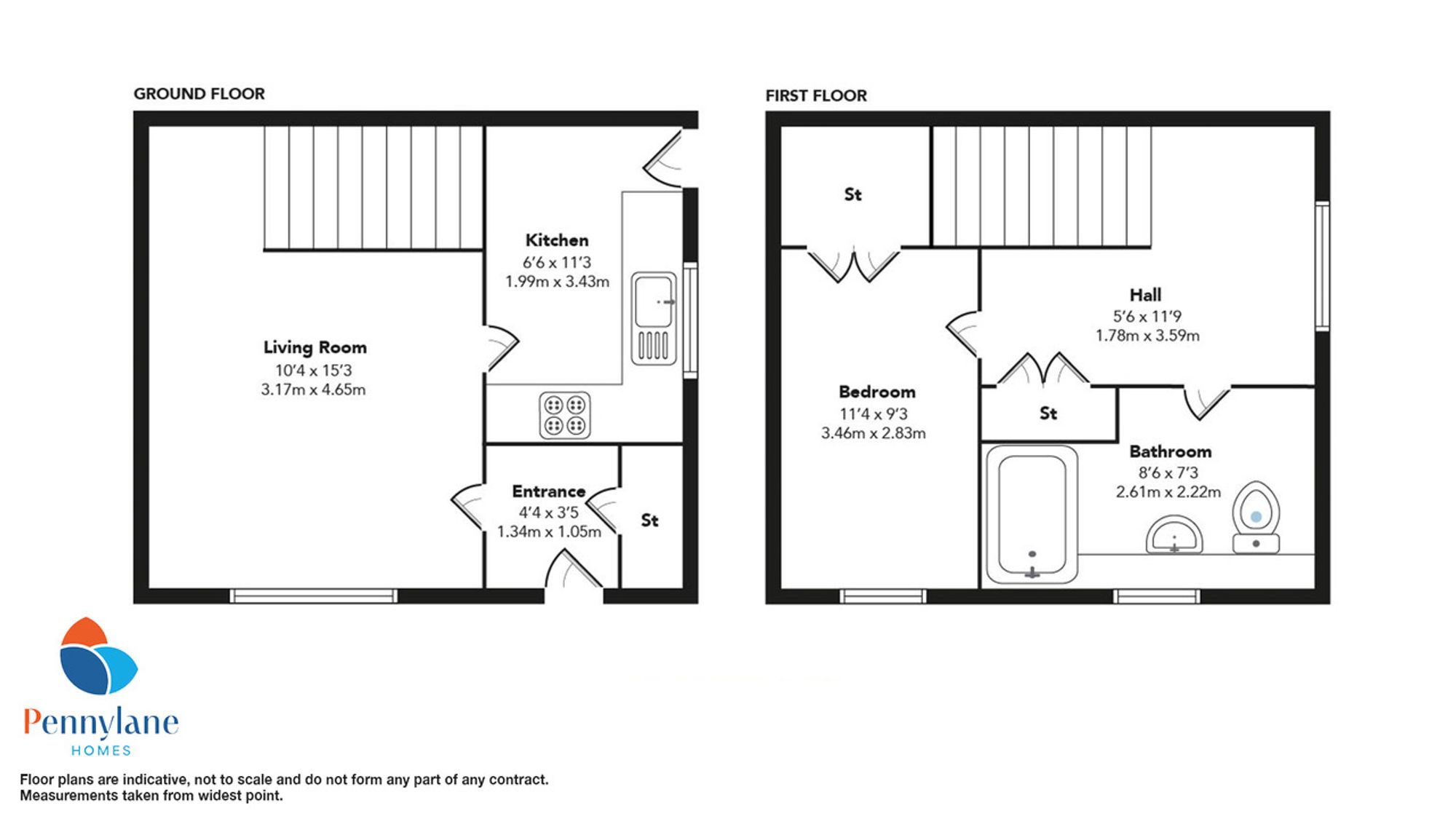 11 Locherburn Grove, Johnstone floorplan