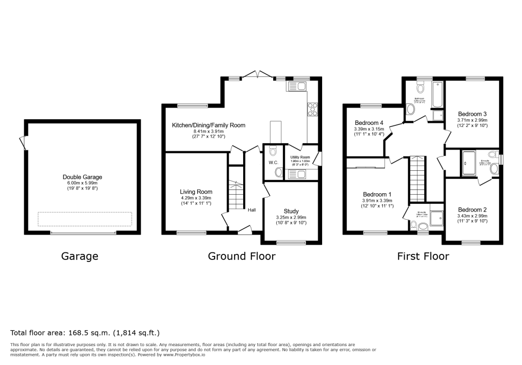 1, Lilac Avenue, Stratford-upon-Avon floorplan