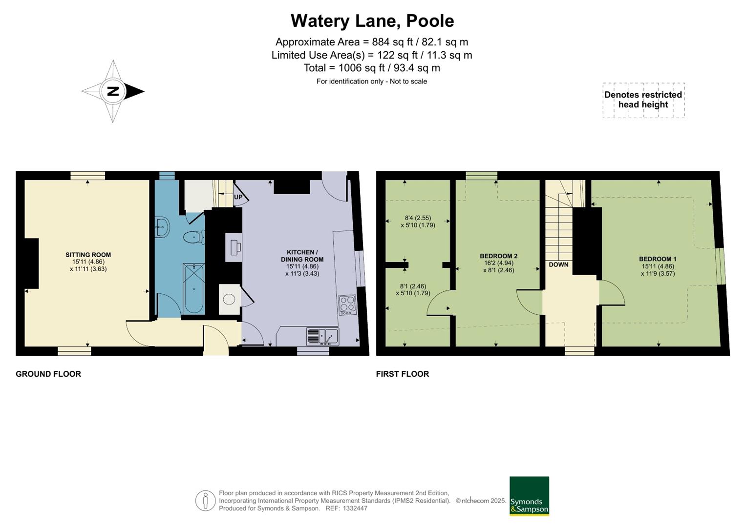 Frenches Farm Cottage, 37, Watery Lane, Upton floorplan