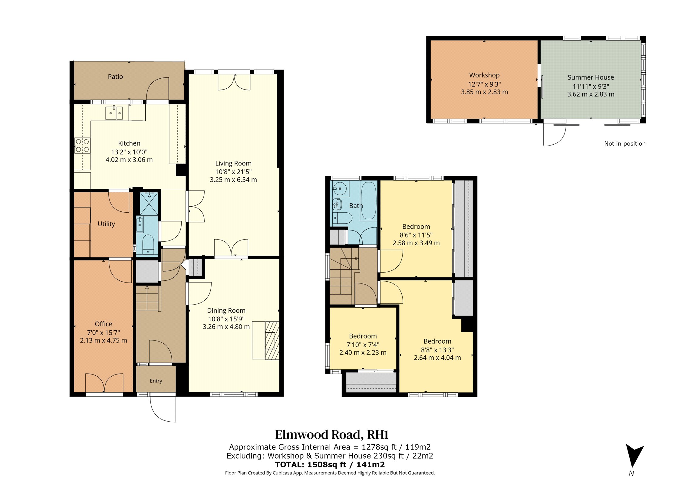 34, Elmwood Road, Surrey floorplan