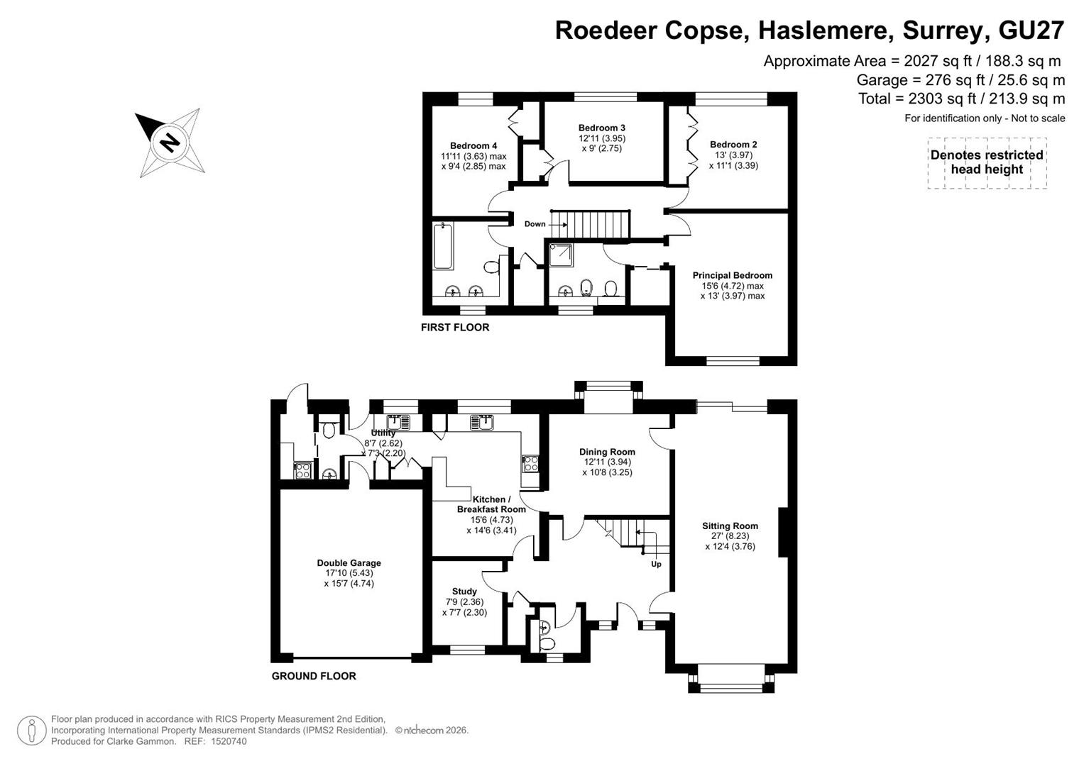 8, Roedeer Copse, Haslemere floorplan