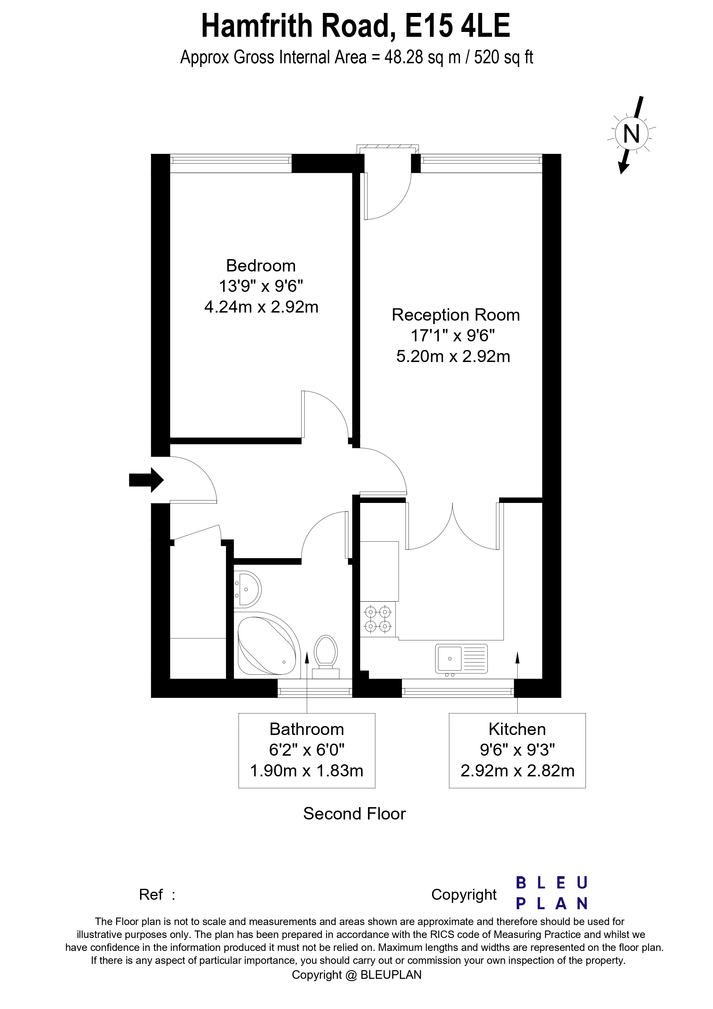 50, Hamfrith, Stratford floorplan
