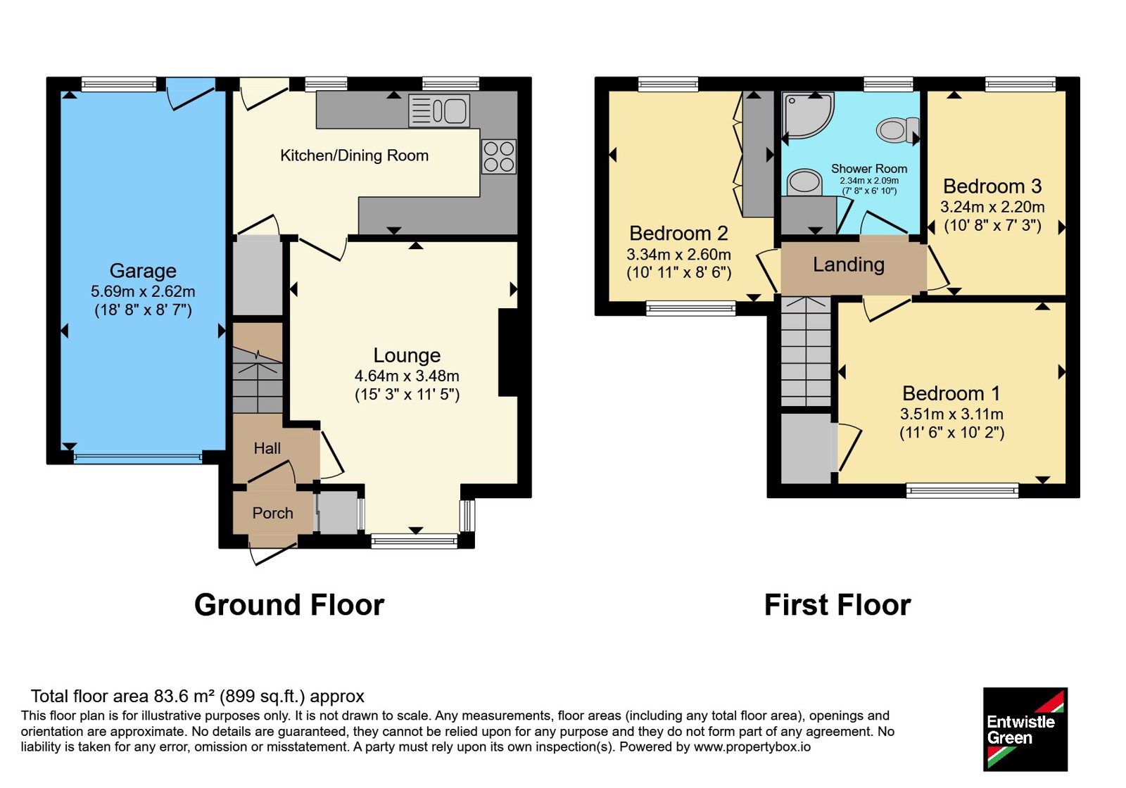 Bent Lane, Lancashire floorplan