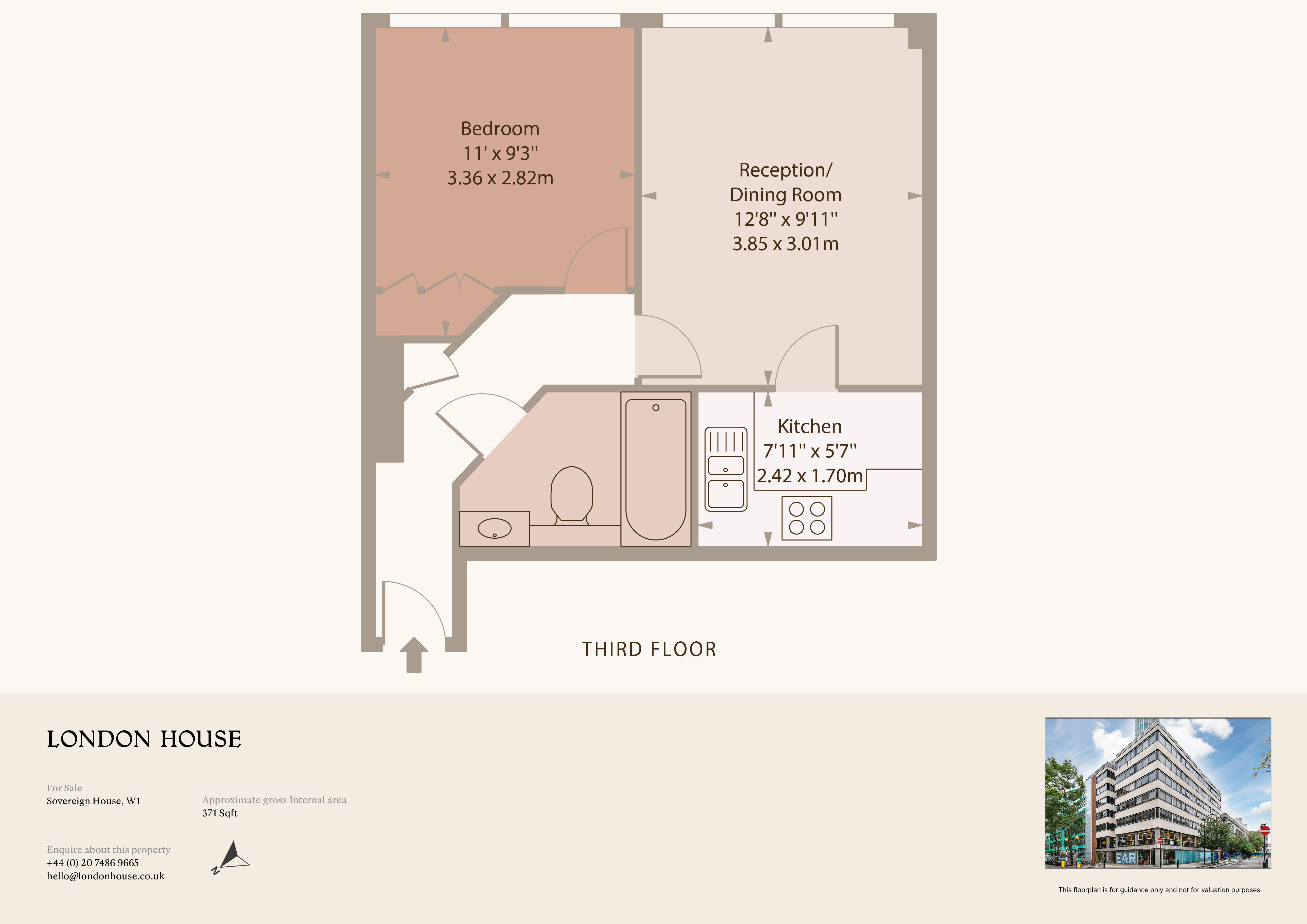 12,, Sovereign House, Fitzrovia floorplan