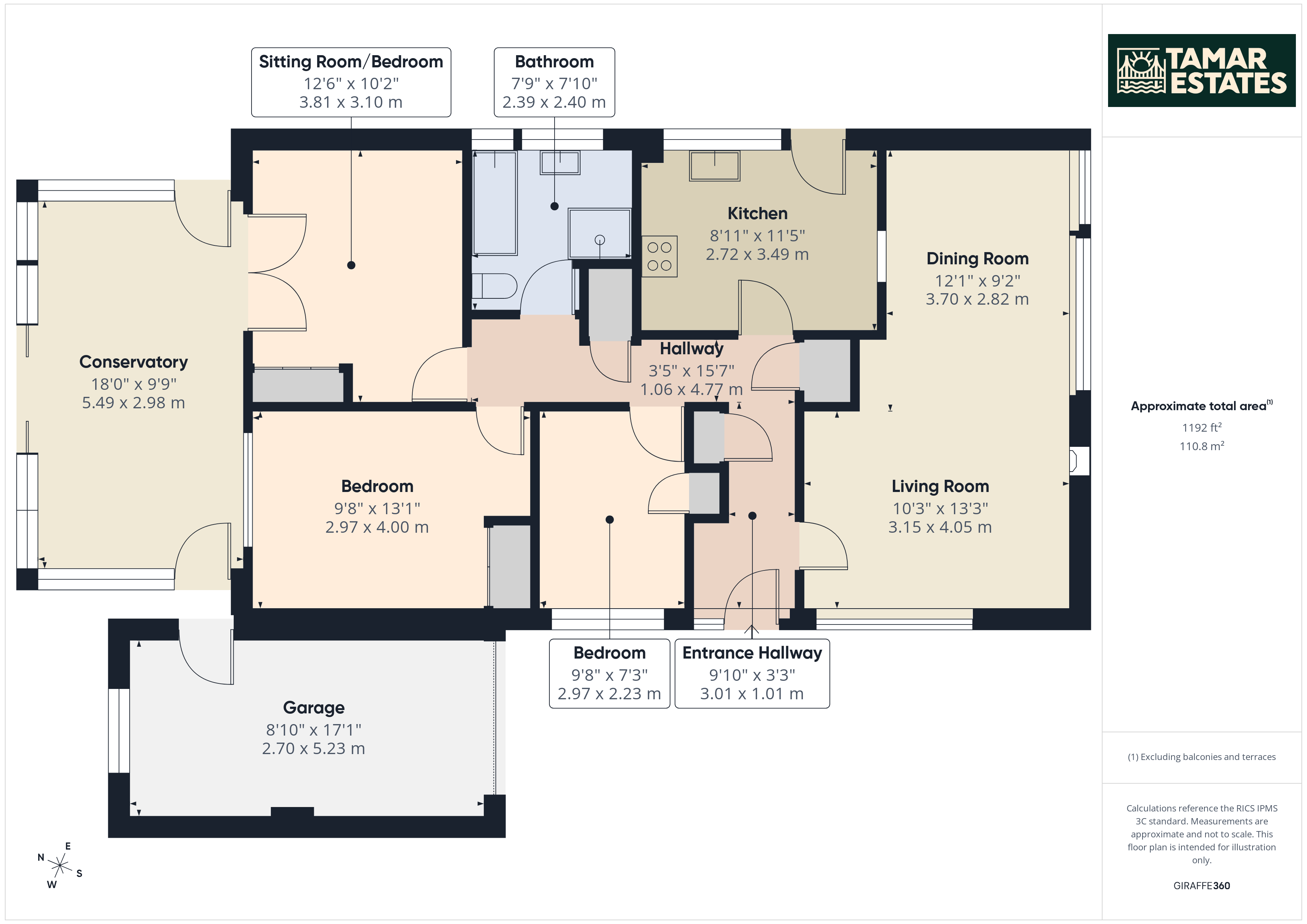 6, Valley View, Liskeard floorplan
