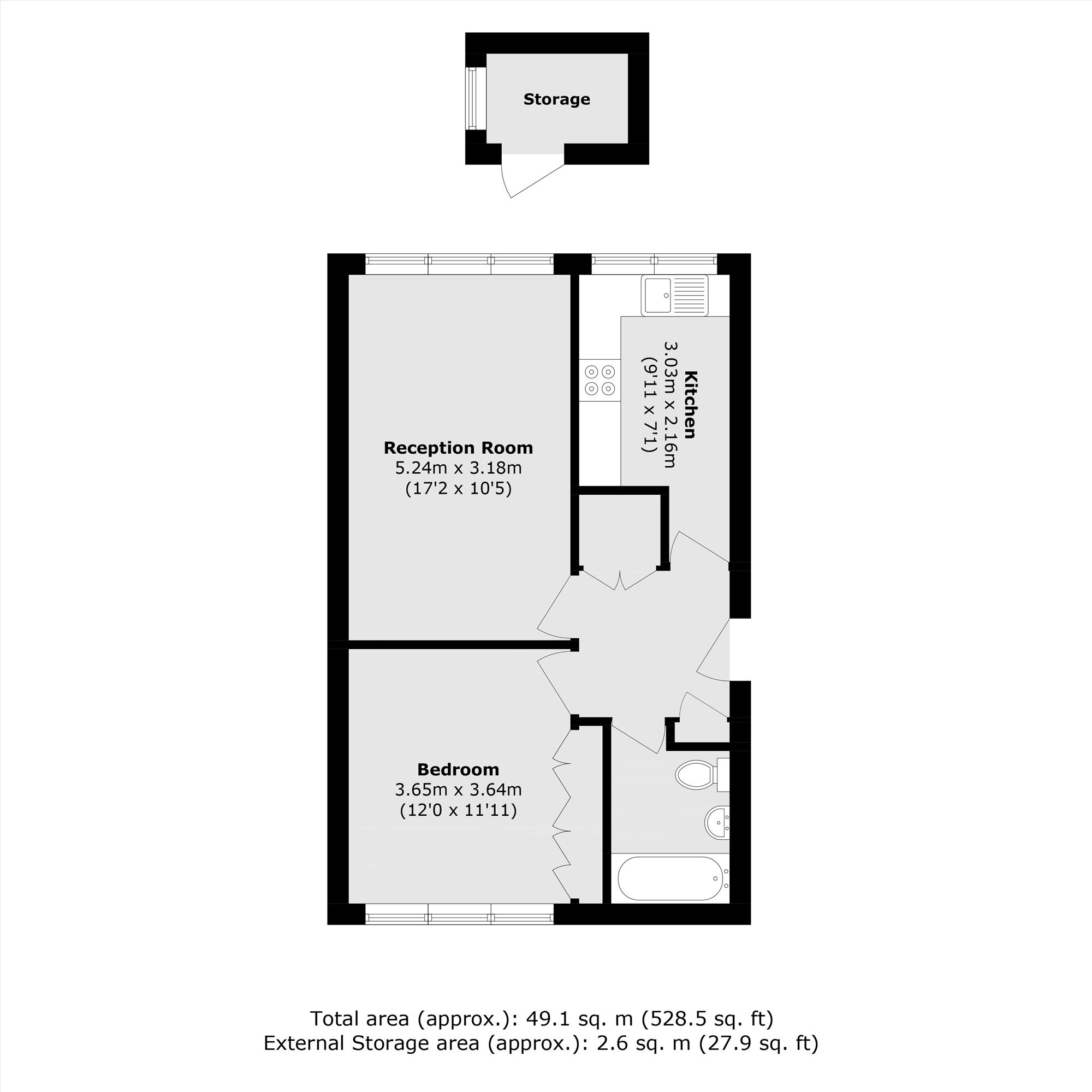 90, Bucklands Road, Teddington floorplan