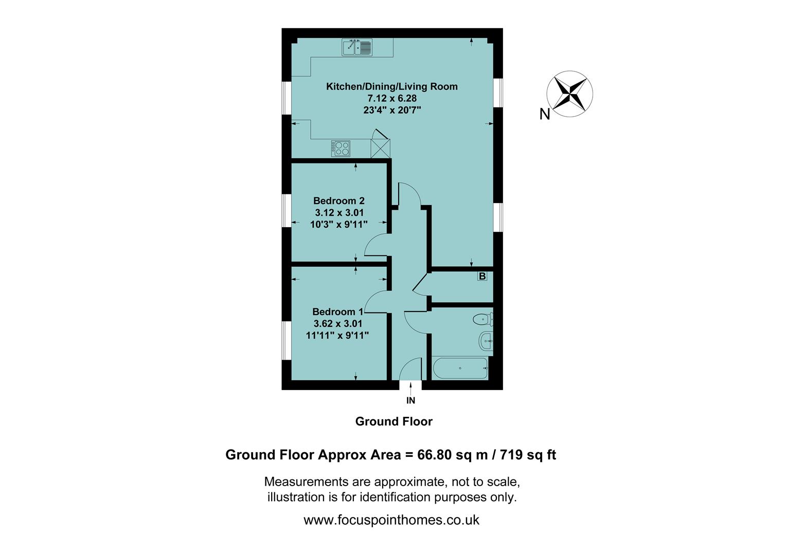 3, Hobby Road, Bodicote floorplan