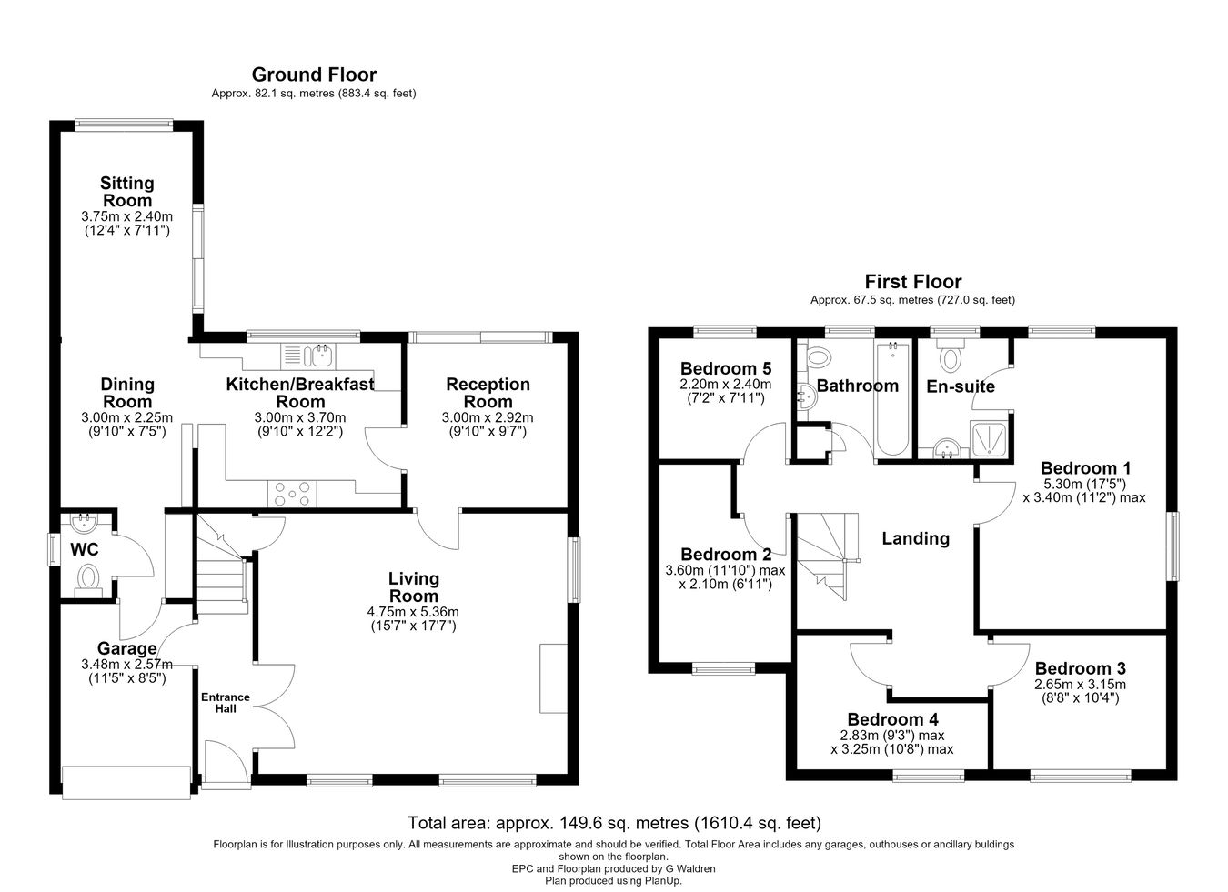 8, Rideway Close, CAMBERLEY floorplan