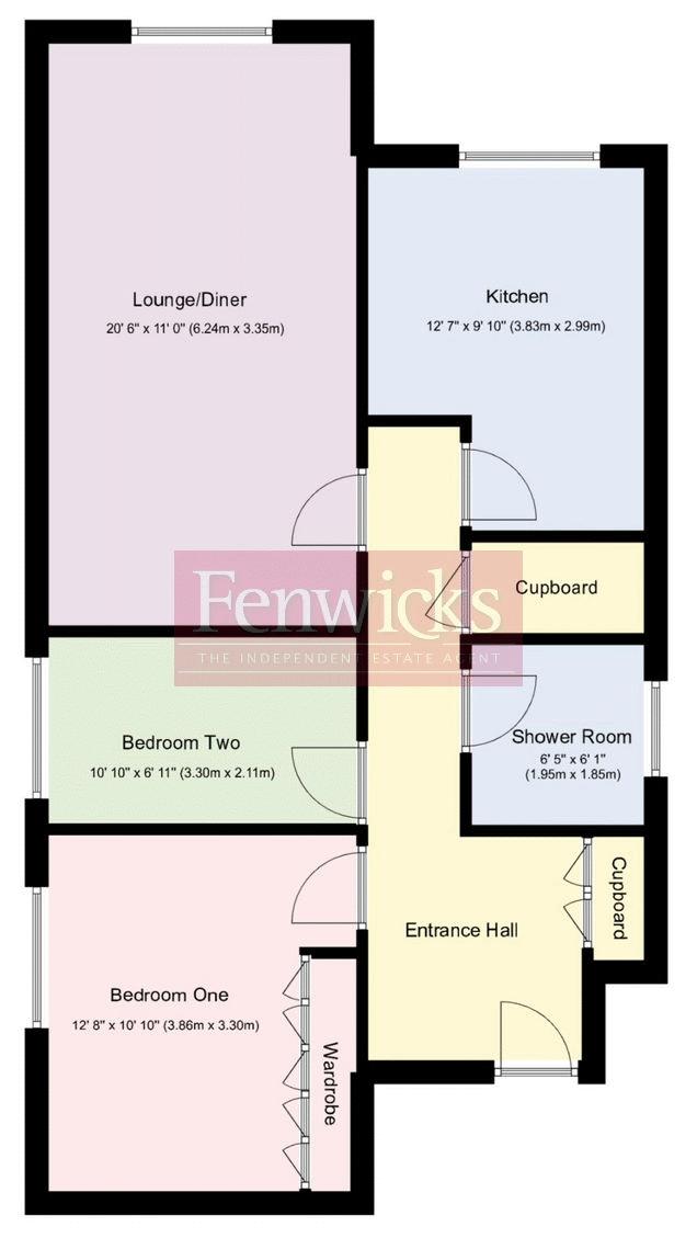 11 Ambleside Court, Crescent Road, Gosport floorplan