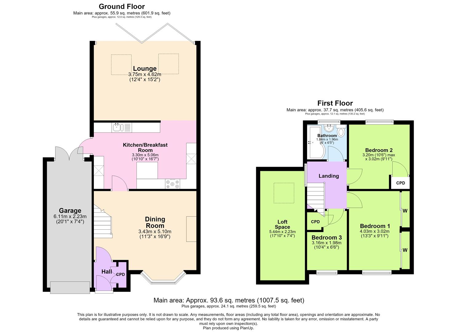 8, Orchard Way, Southam floorplan