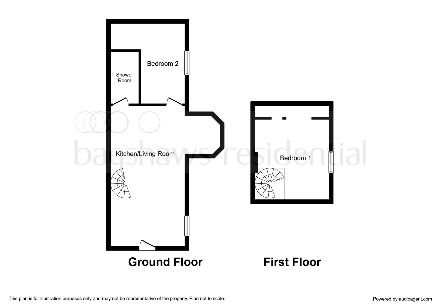 Snelston Lane, Clifton, Ashbourne DE6, 2 bedroom detached house for