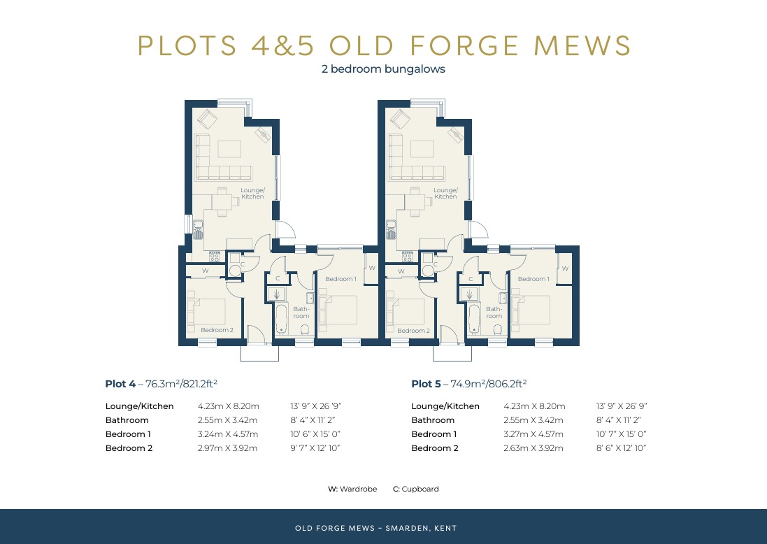 4 & 5, Old Forge Mews, Mill Lane, Smarden floorplan
