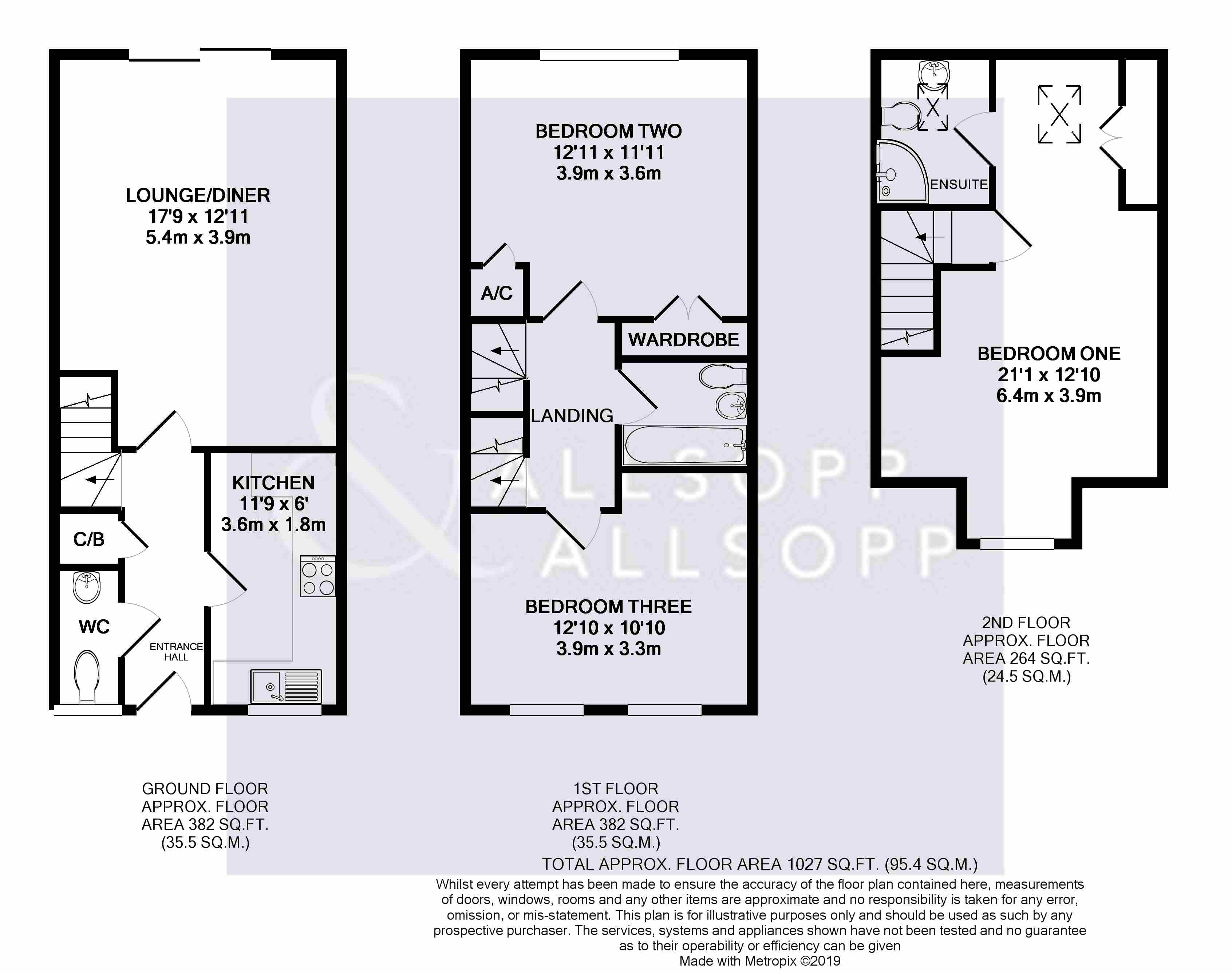 3 Bedrooms Terraced house for sale in Portreath Drive, Horeston Grange, Nuneaton, Warwickshire CV11