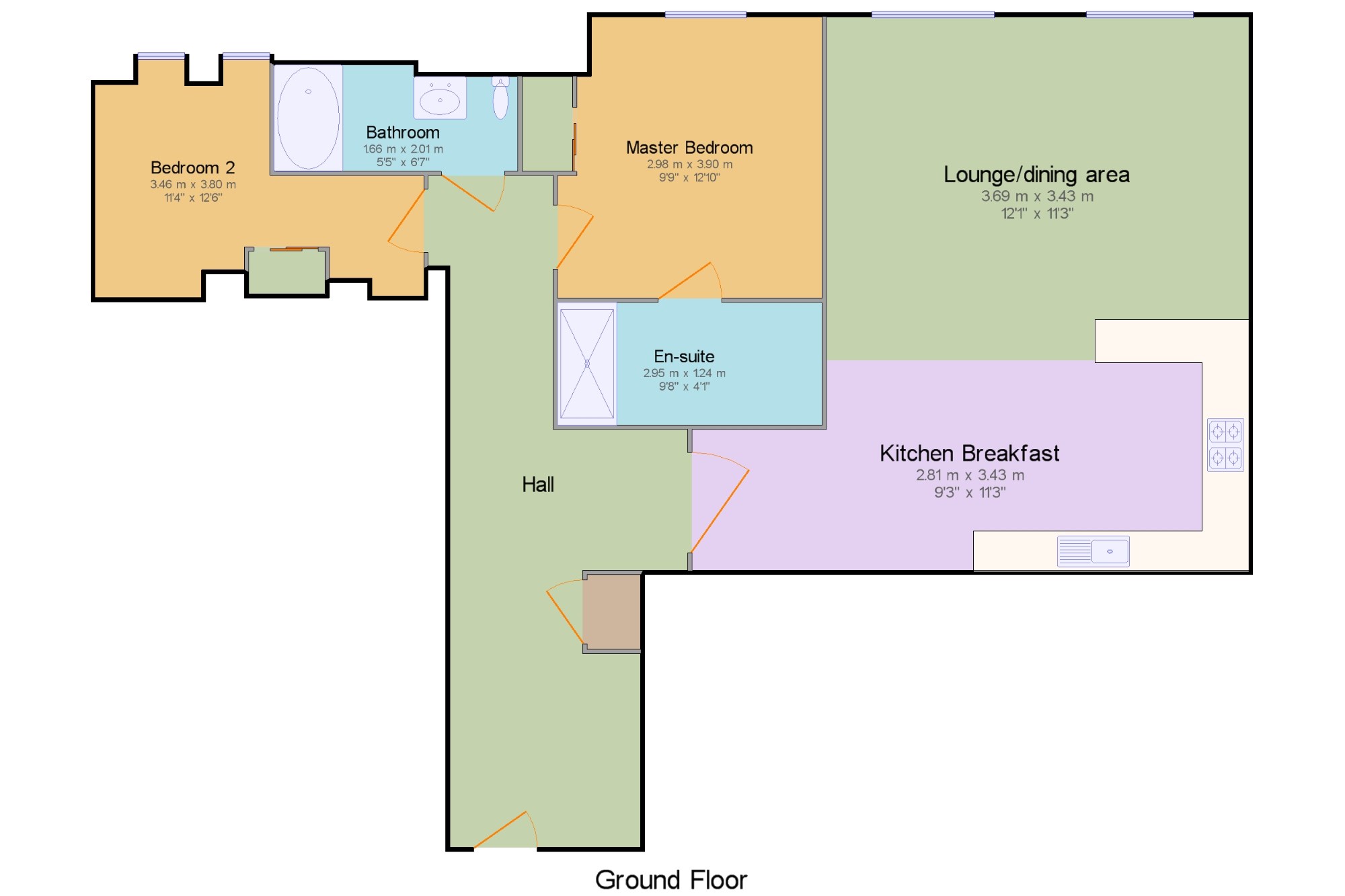2 Bedrooms Flat for sale in Drapers Bridge, 17-21 Hounds Gate, Nottingham, Nottinghamshire NG1