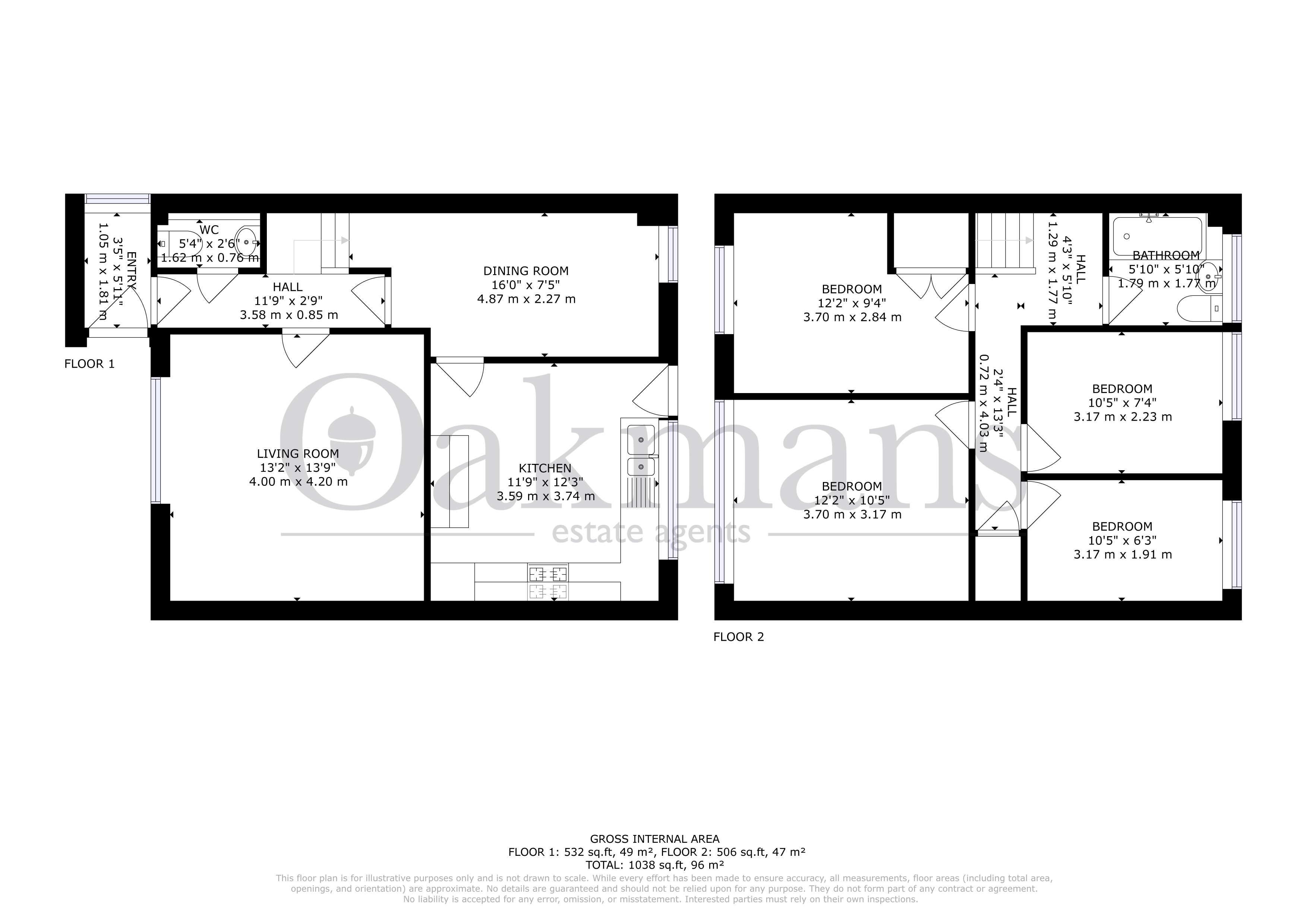 1, Bassett Croft, West Midlands floorplan