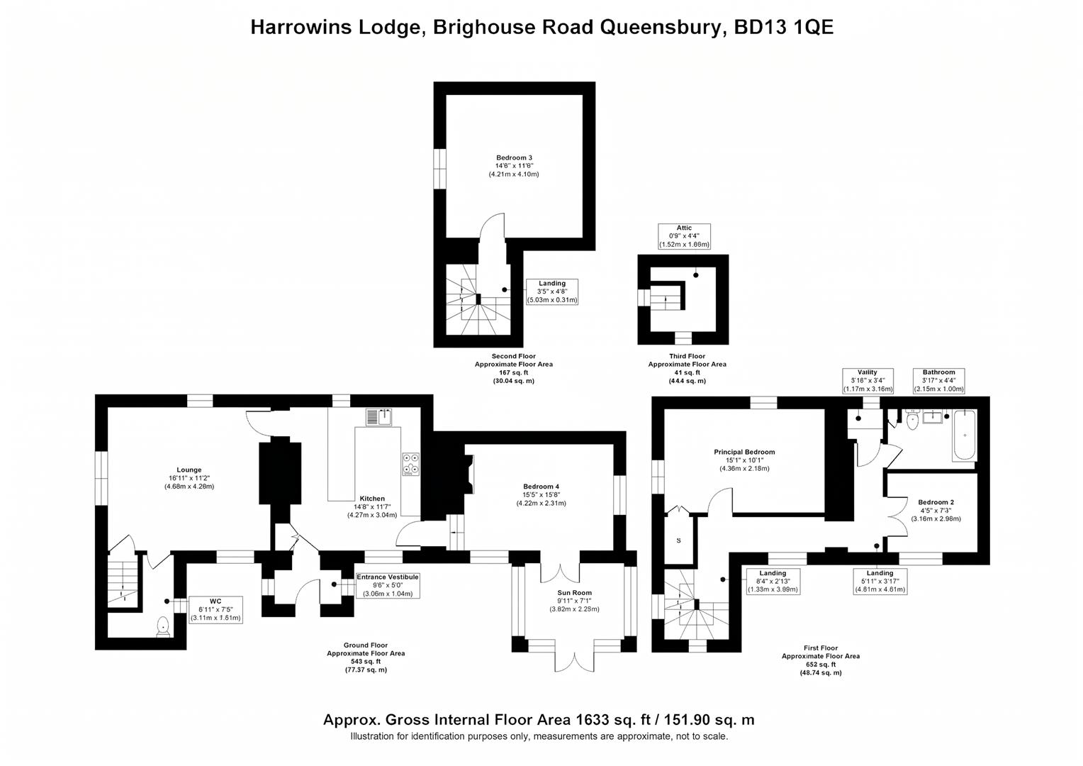 Brighouse Road, Bradford floorplan