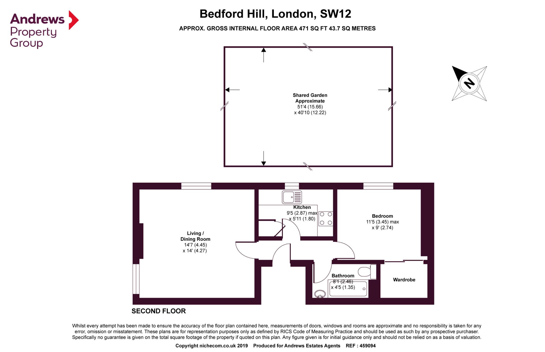 1 Bedrooms Flat for sale in Bedford Hill, London SW12