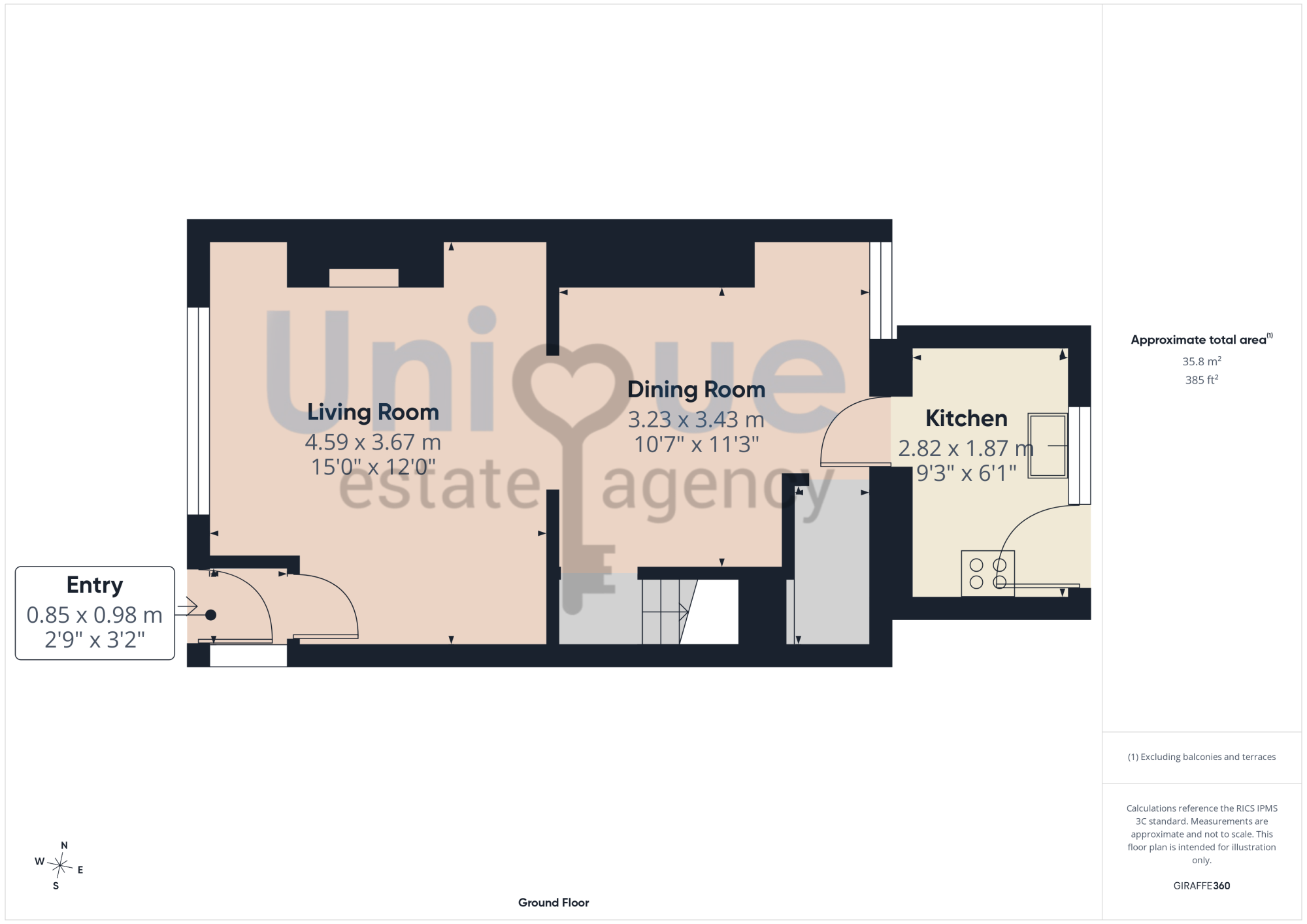 3, Garstang Road North, Wesham floorplan
