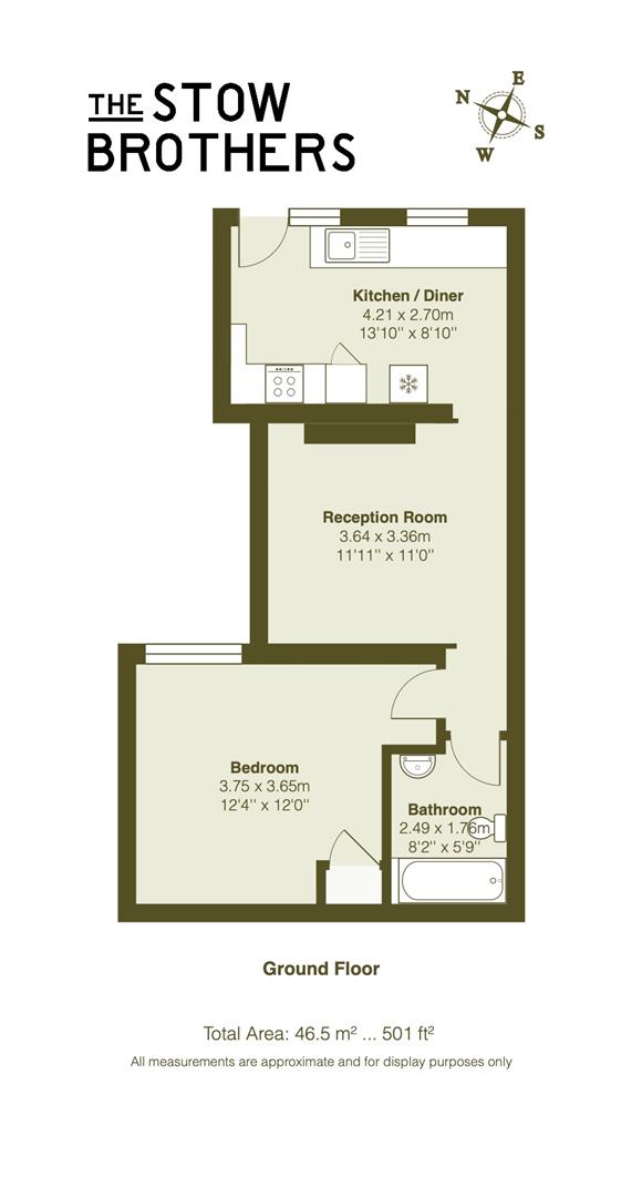 Flat D, 229 Wood Street, London floorplan