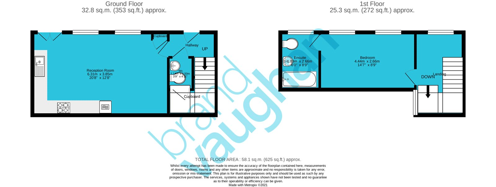 1 Foundry Mews,, Coleridge Street, Hove floorplan