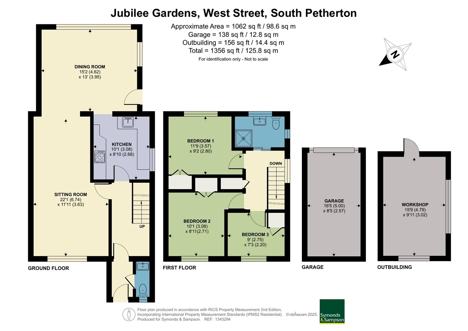 2, Jubilee Gardens, South Petherton floorplan