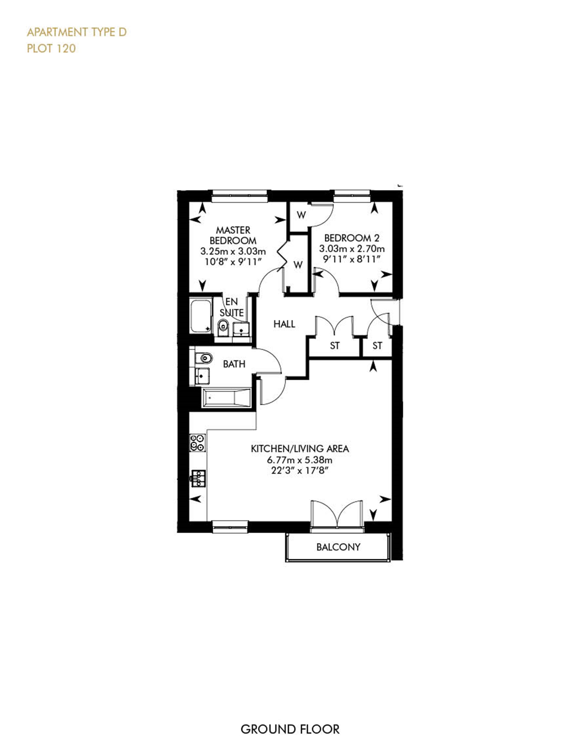 "Elrick" at Bucksburn, Aberdeen AB21, 2 bedroom flat for sale