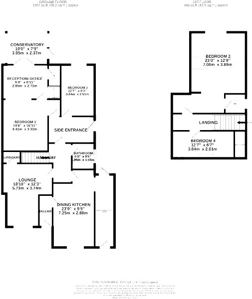 81, Green Drive, Lancashire floorplan