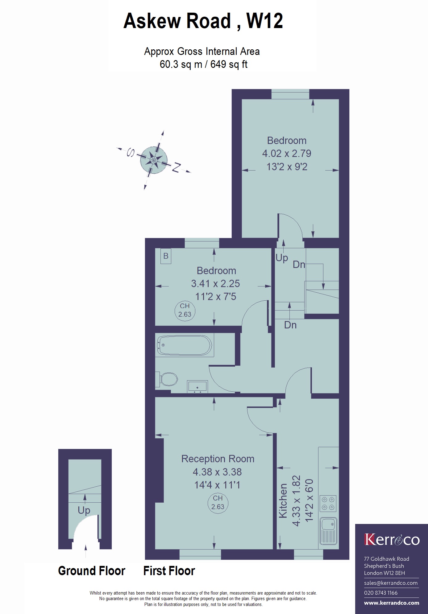 10, Askew Road, Shepherd's Bush W12 floorplan