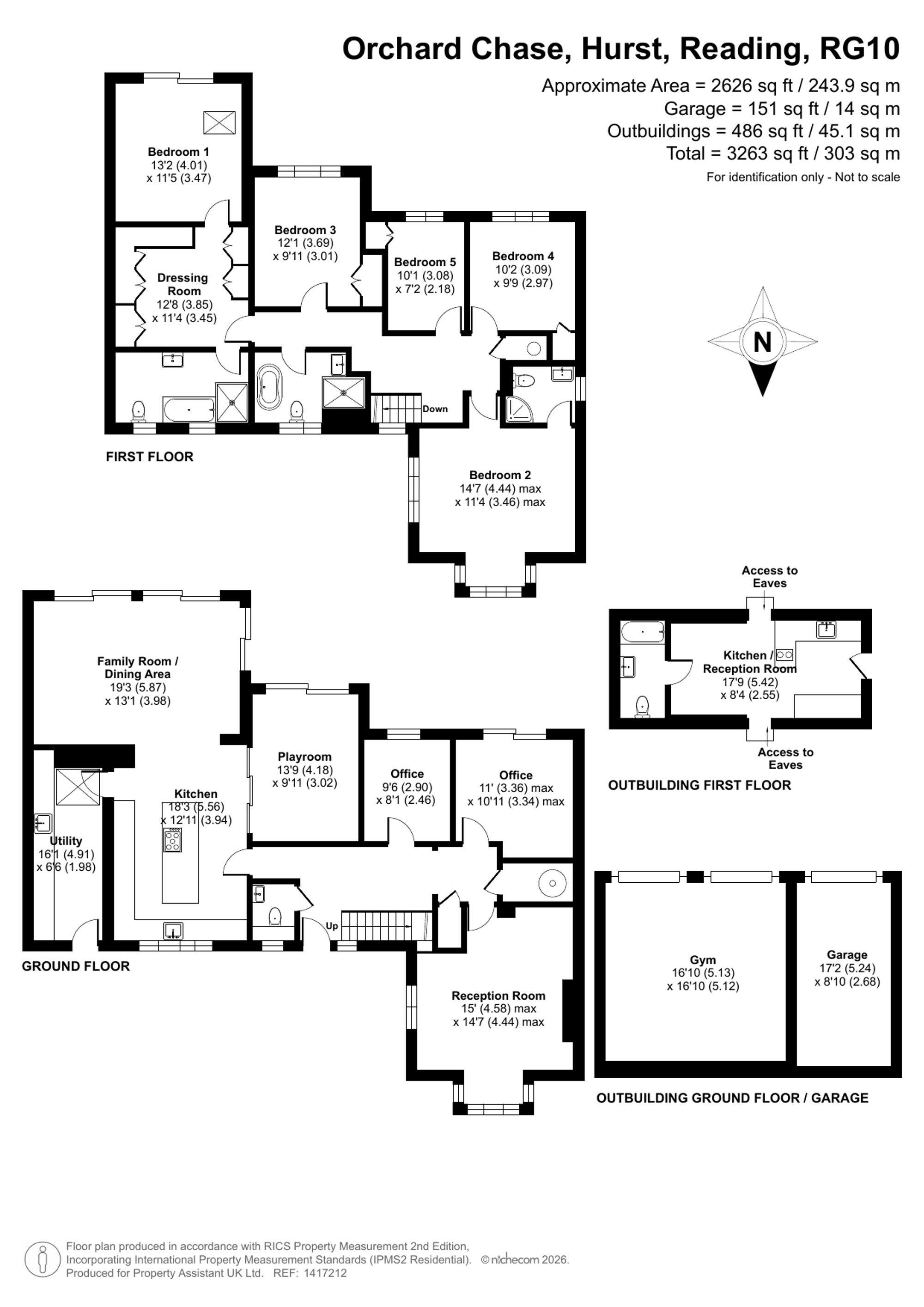7 Orchard Chase, Reading floorplan