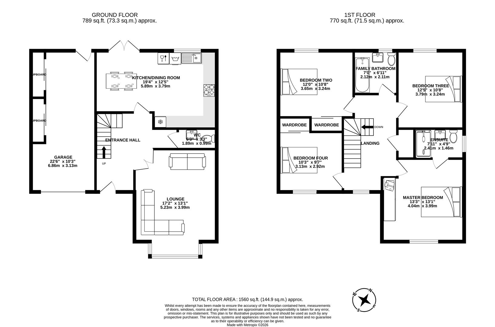15, Methuen Drive, Preston floorplan