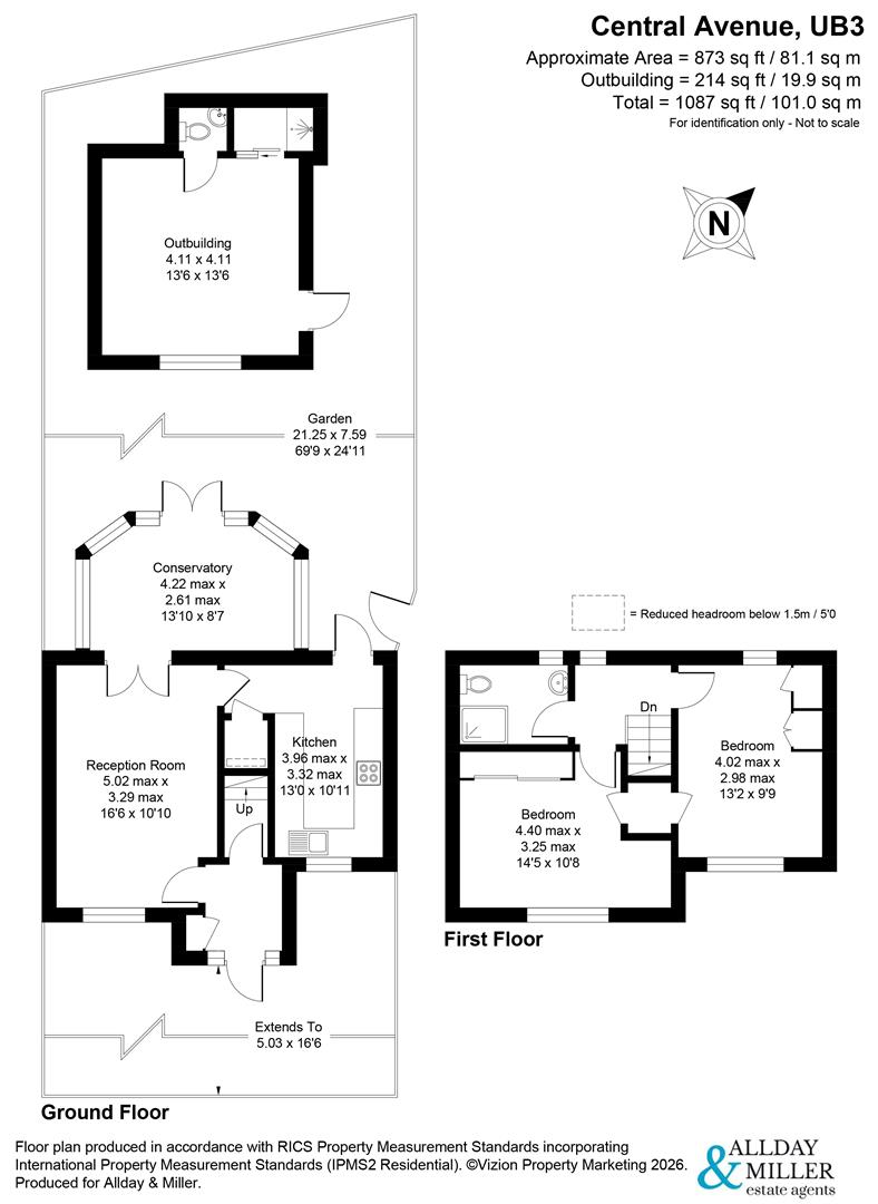 119, Central Avenue, Hayes floorplan