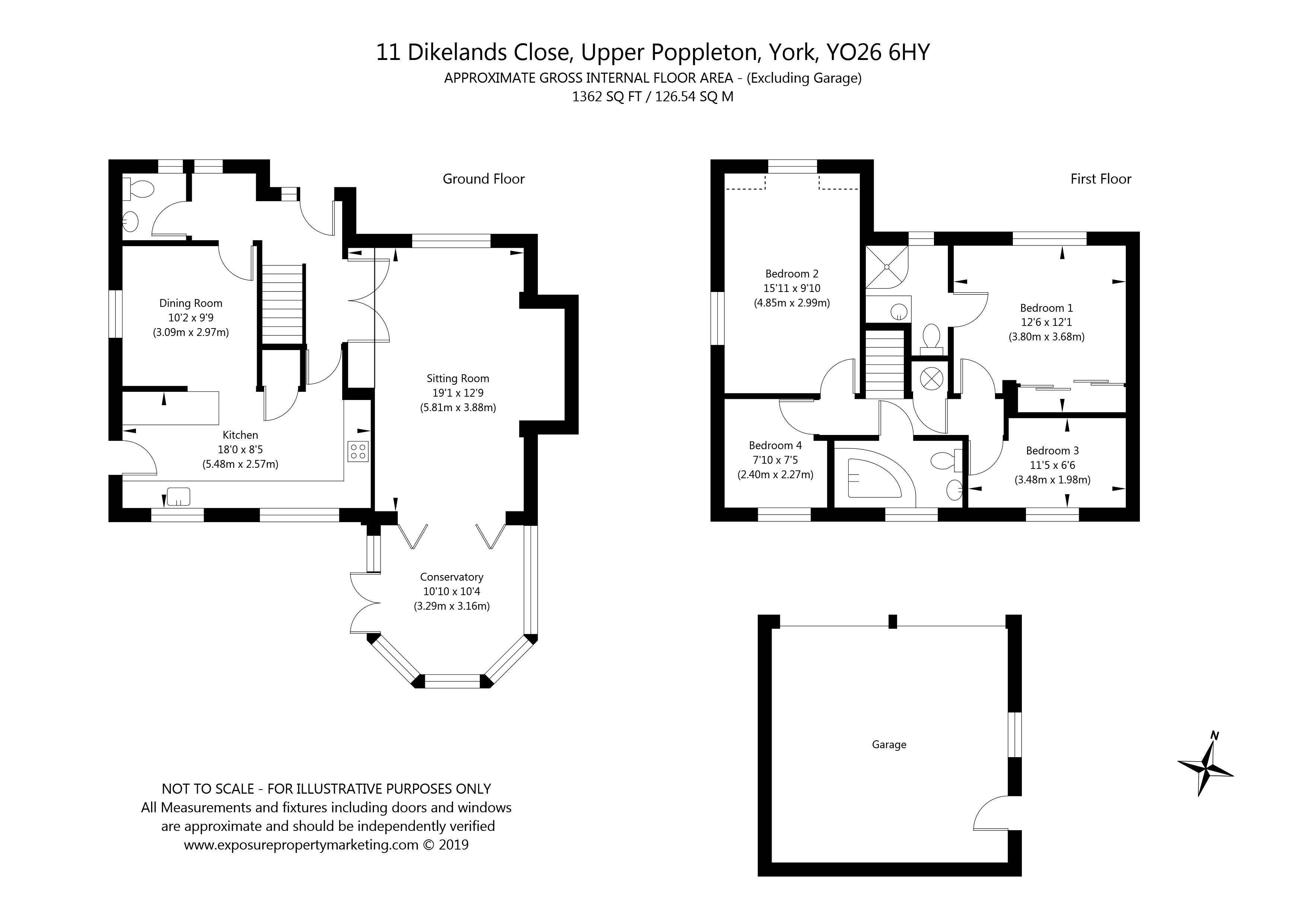 4 Bedrooms Detached house for sale in Dikelands Close, Upper Poppleton, York YO26
