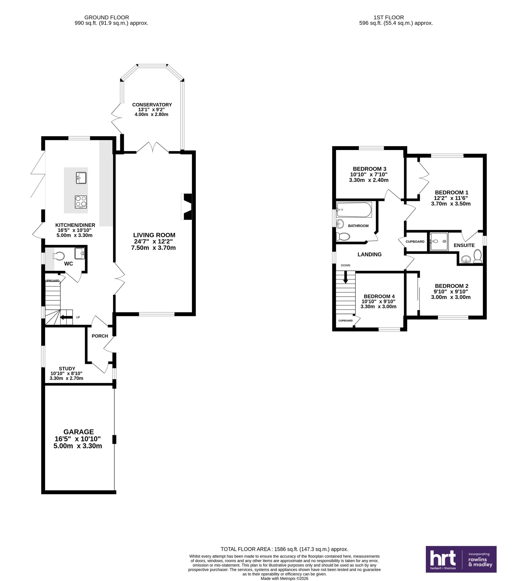25 Ffynnon Dawel, Neath floorplan