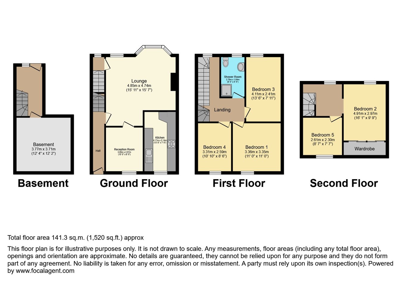 128, Bailey Street, Bargoed floorplan