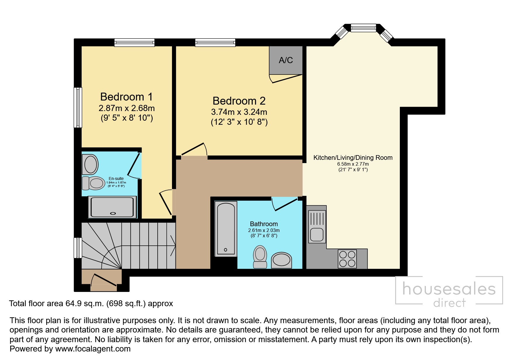 14, Fairfield Place, Blaydon-on-Tyne floorplan