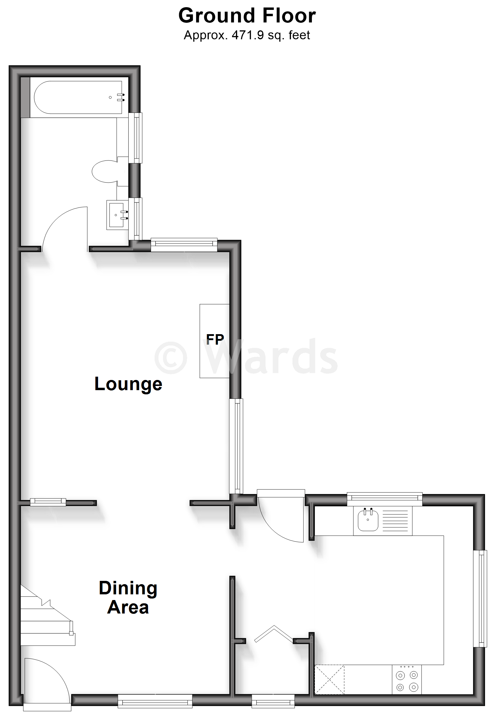 1, Weavering Street, Maidstone floorplan