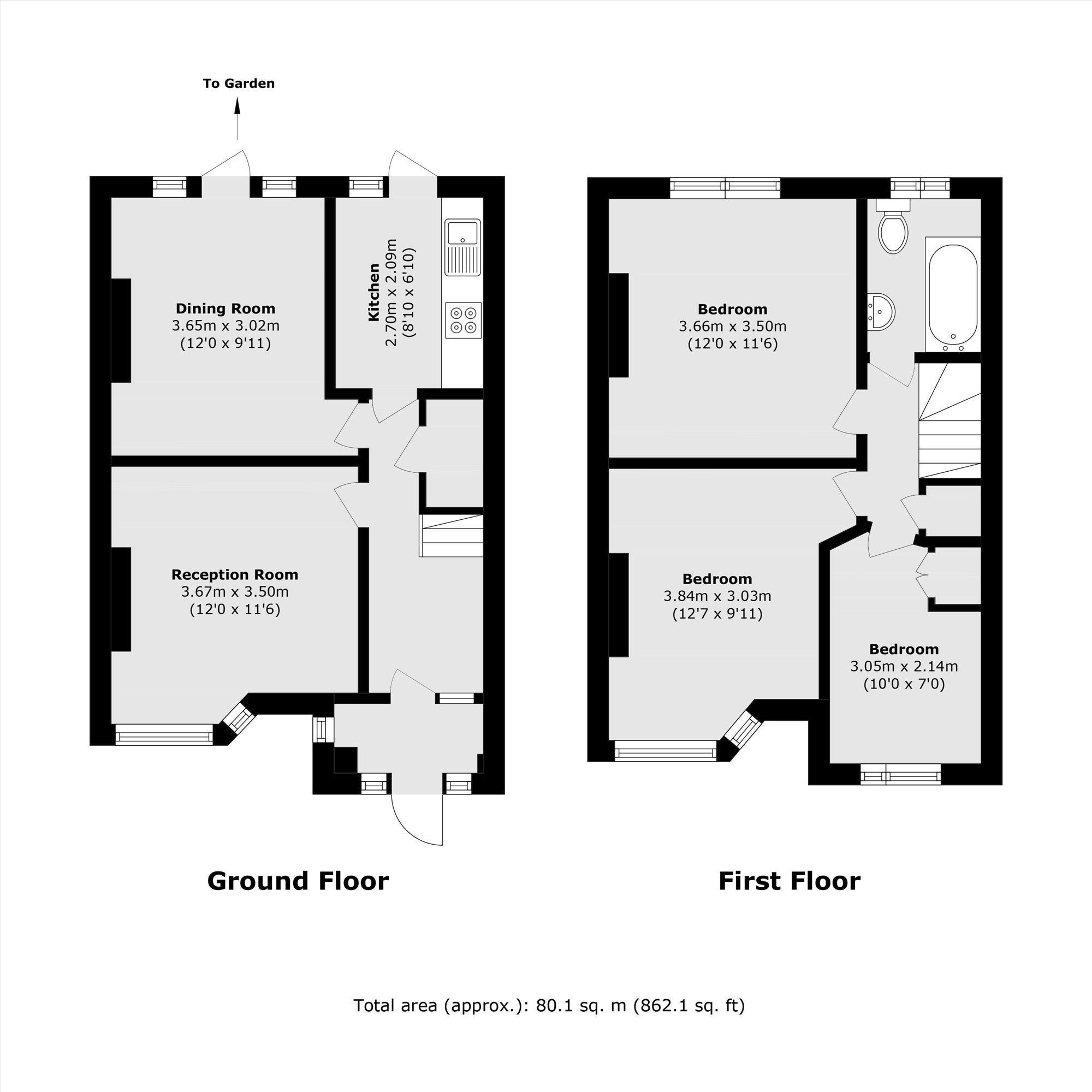 11, Lyndhurst Road, Greenford floorplan