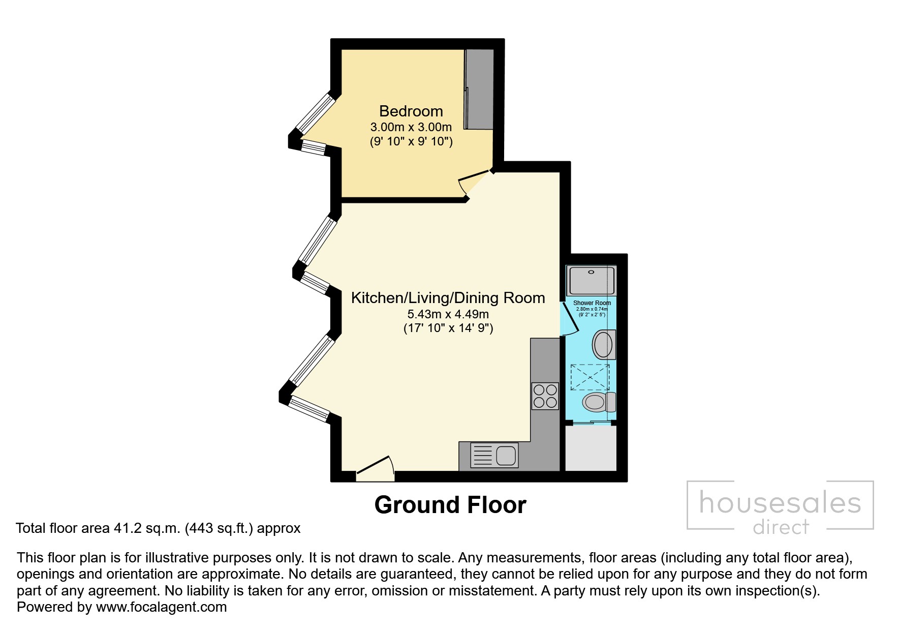 Flat 6, 99 Bath Road, Swindon floorplan