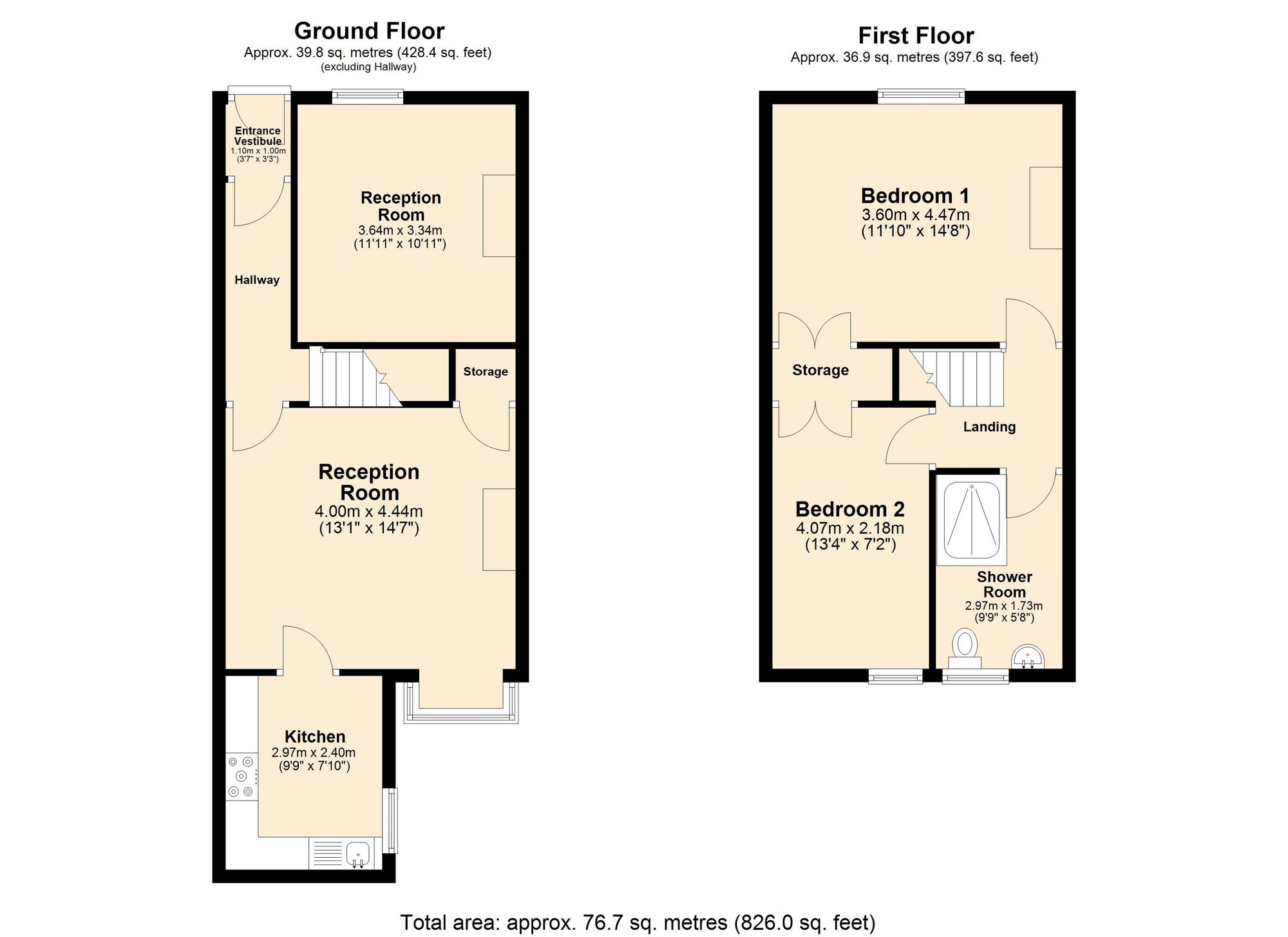 255 Barden Lane, Burnley floorplan
