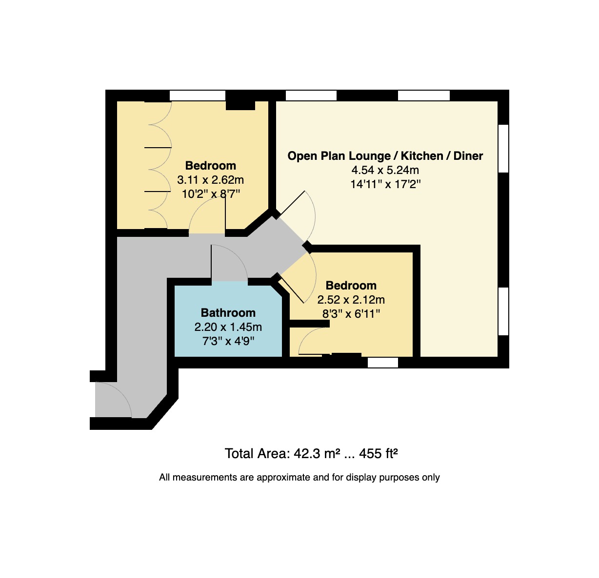 Flat 8, Bay View, 70 Central Parade, Herne Bay floorplan