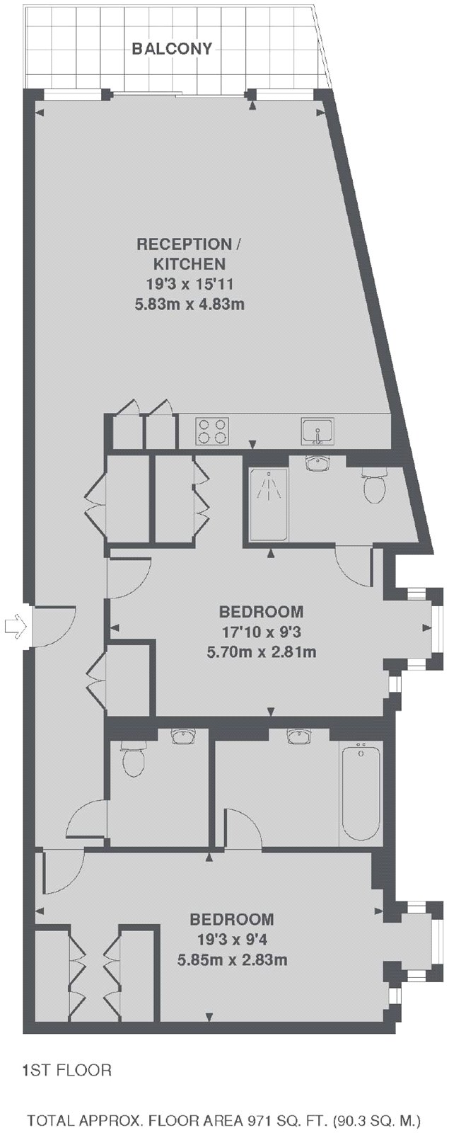 Apartment 6, 36, Snowsfields, London floorplan