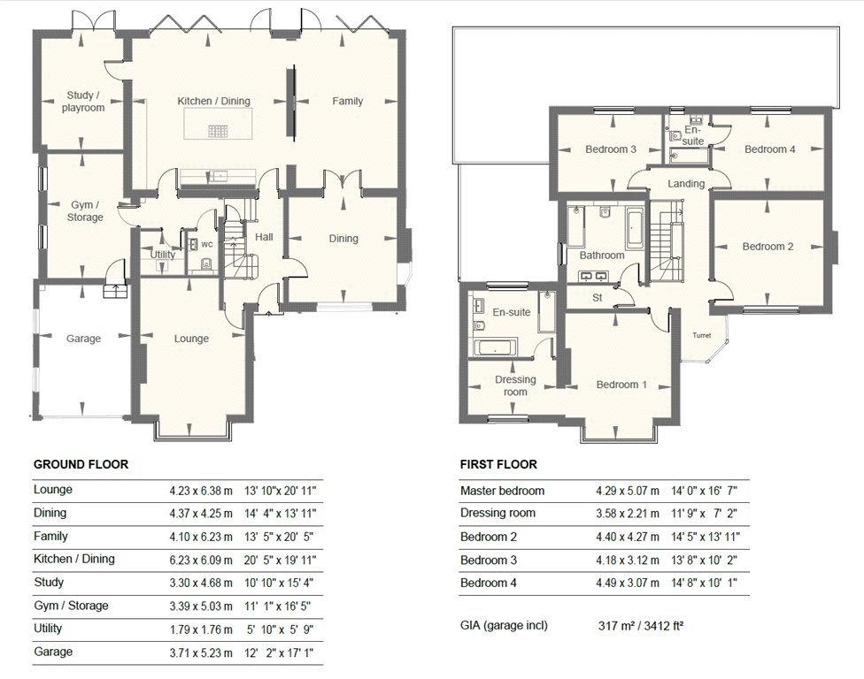 48, Cross Road, Surrey floorplan