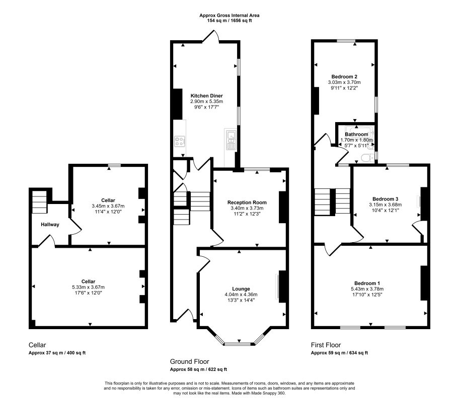 Bayston Road, London floorplan