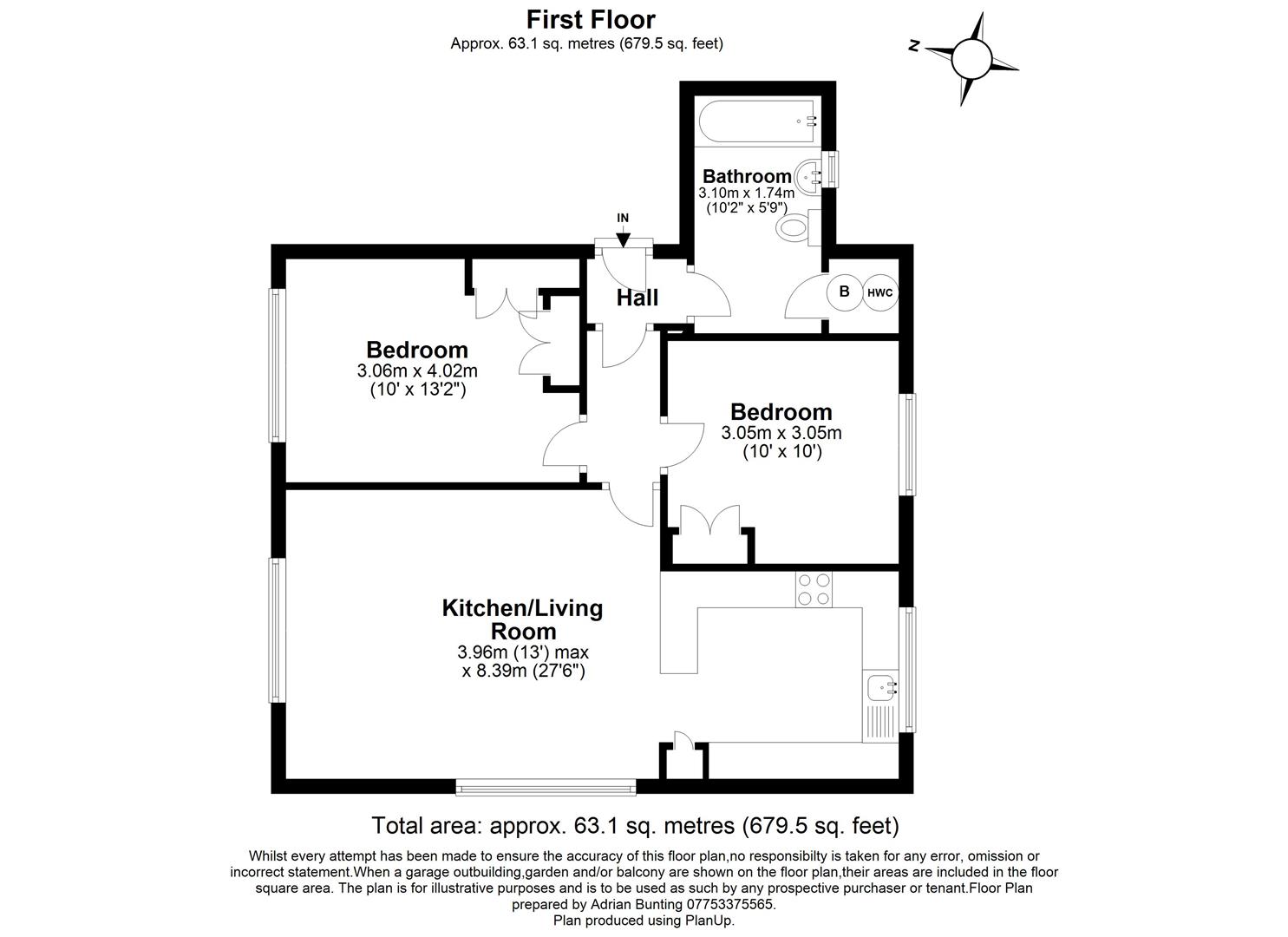 2 Bedrooms Flat for sale in Joanne Court, Queen Annes Gardens, Enfield EN1