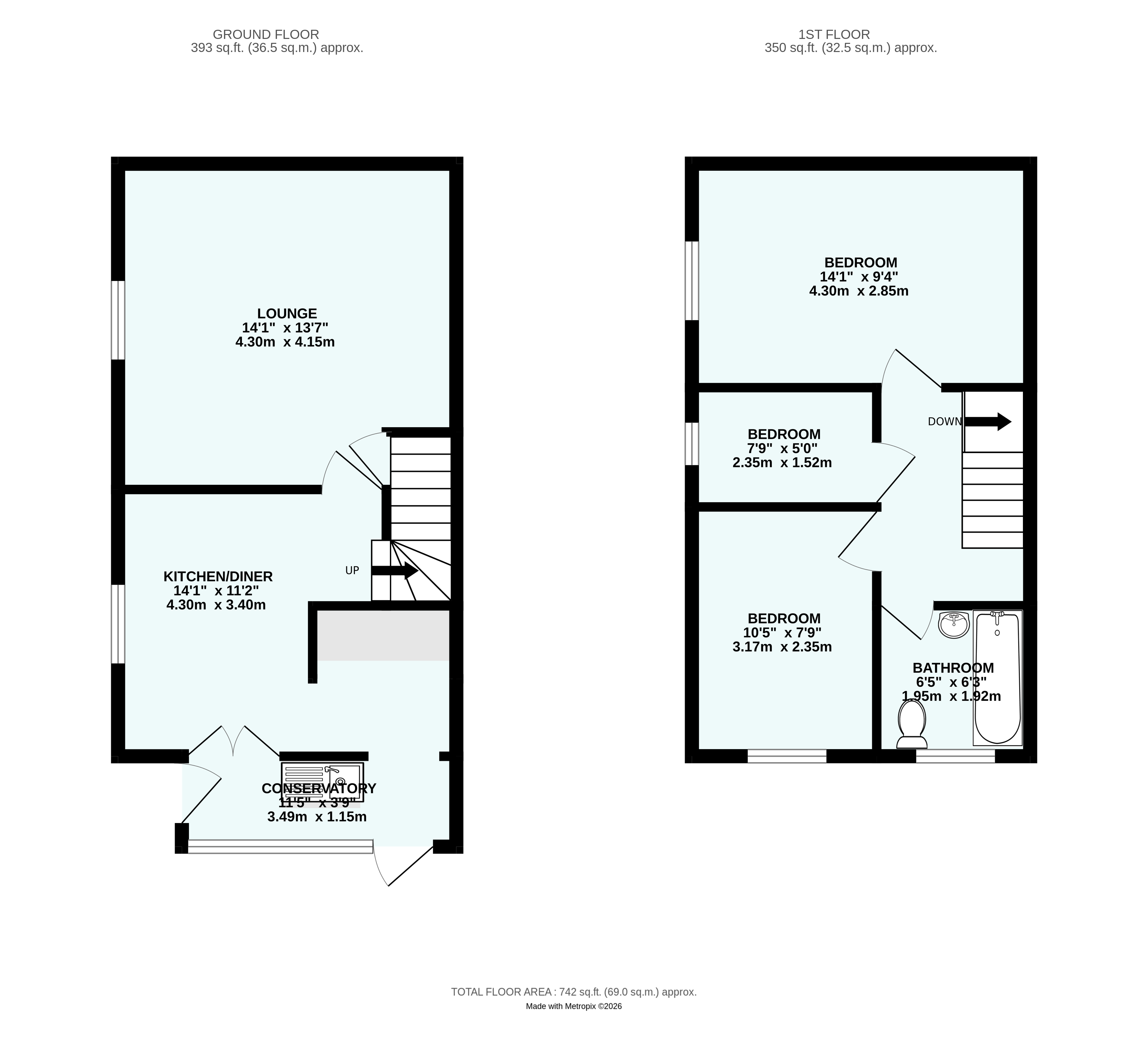 1 South Cottages,, Relubbus Lane, Penzance floorplan