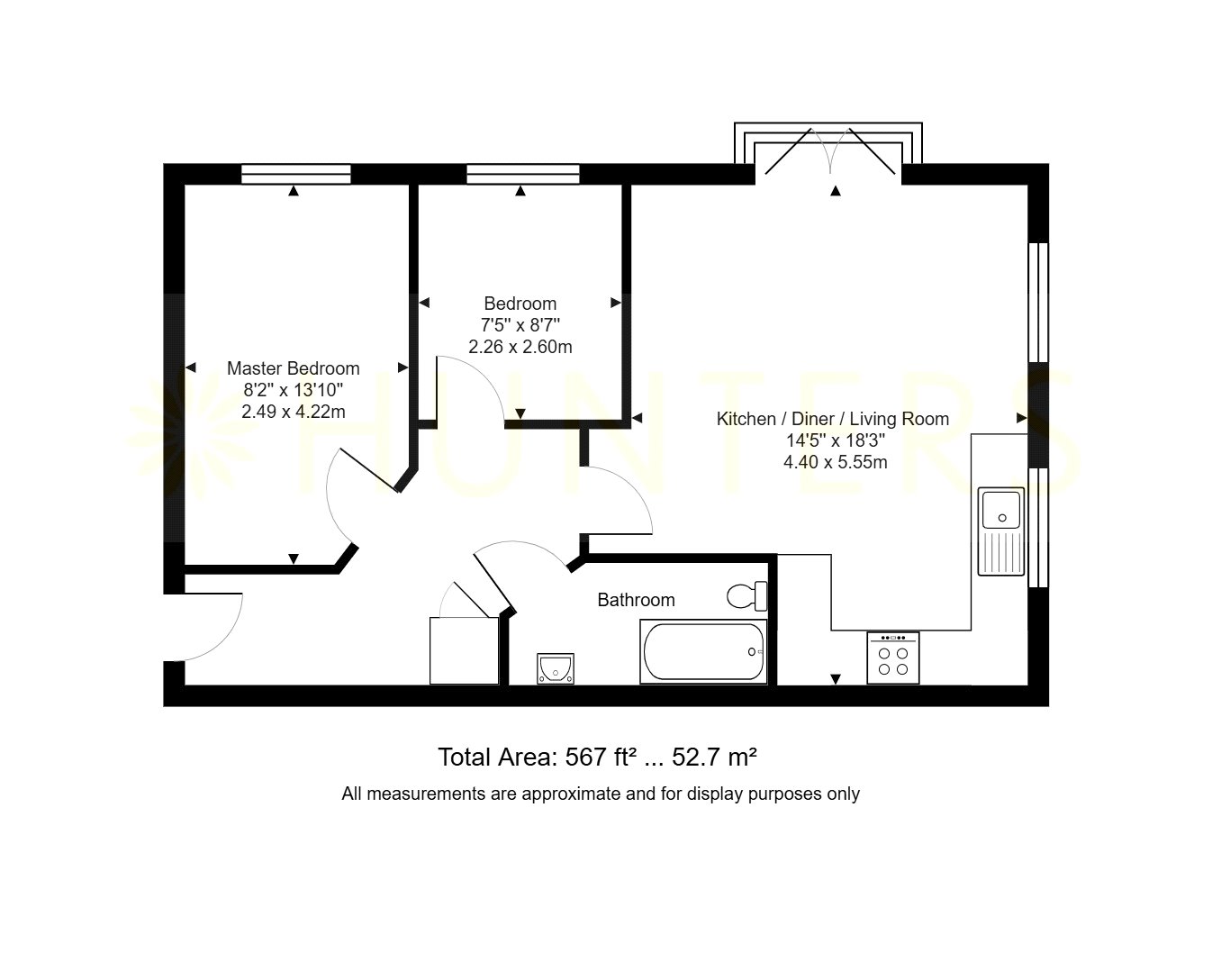 Flat 7, Ash House, 10, Orchard Close, East Sussex floorplan