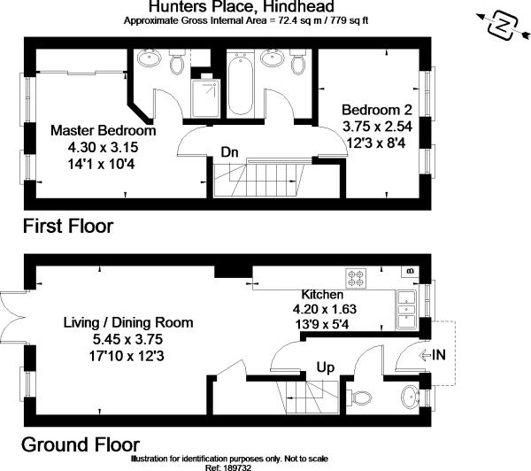 2 Bedrooms End terrace house for sale in Anthony Place, Polecat Hill, Hindhead GU26