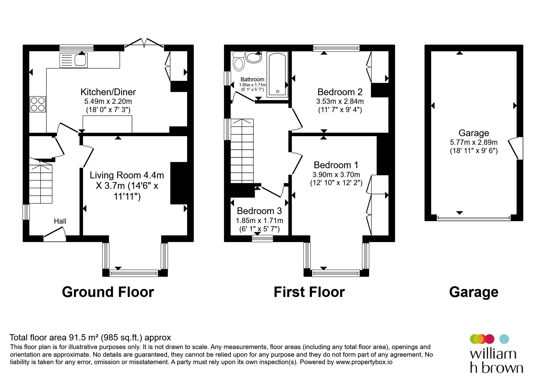 27, Leslie Avenue, Leeds floorplan